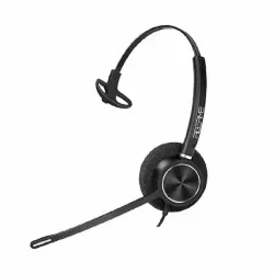 FIBERME FCH7201 Mono Headset, Direct USB Cable, Volume Control, 70% Noice Cancellation