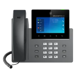 GXV3350 Grandstream IP Video Phone, 16 SIP accounts, 16 lines, 2x GbE PoE, Wi-Fi, 1280x720 (5.0") touch screen color LCD, 1 MP camera, GBX20 support, 12V/1.5A PSU