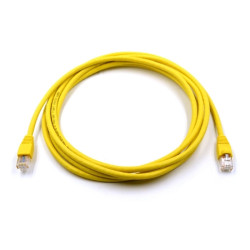 Prolink UNSHIELDED CAT6 PATCH CORD W/ T568B WIRING, 0.25M, LSZH  Yellow