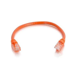 Prolink UNSHIELDED CAT6A PATCH CORD W/ T568B WIRING, 0.5M, LSZH  Orange