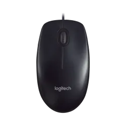 Logitech M90 Optical Wired Mouse - Black